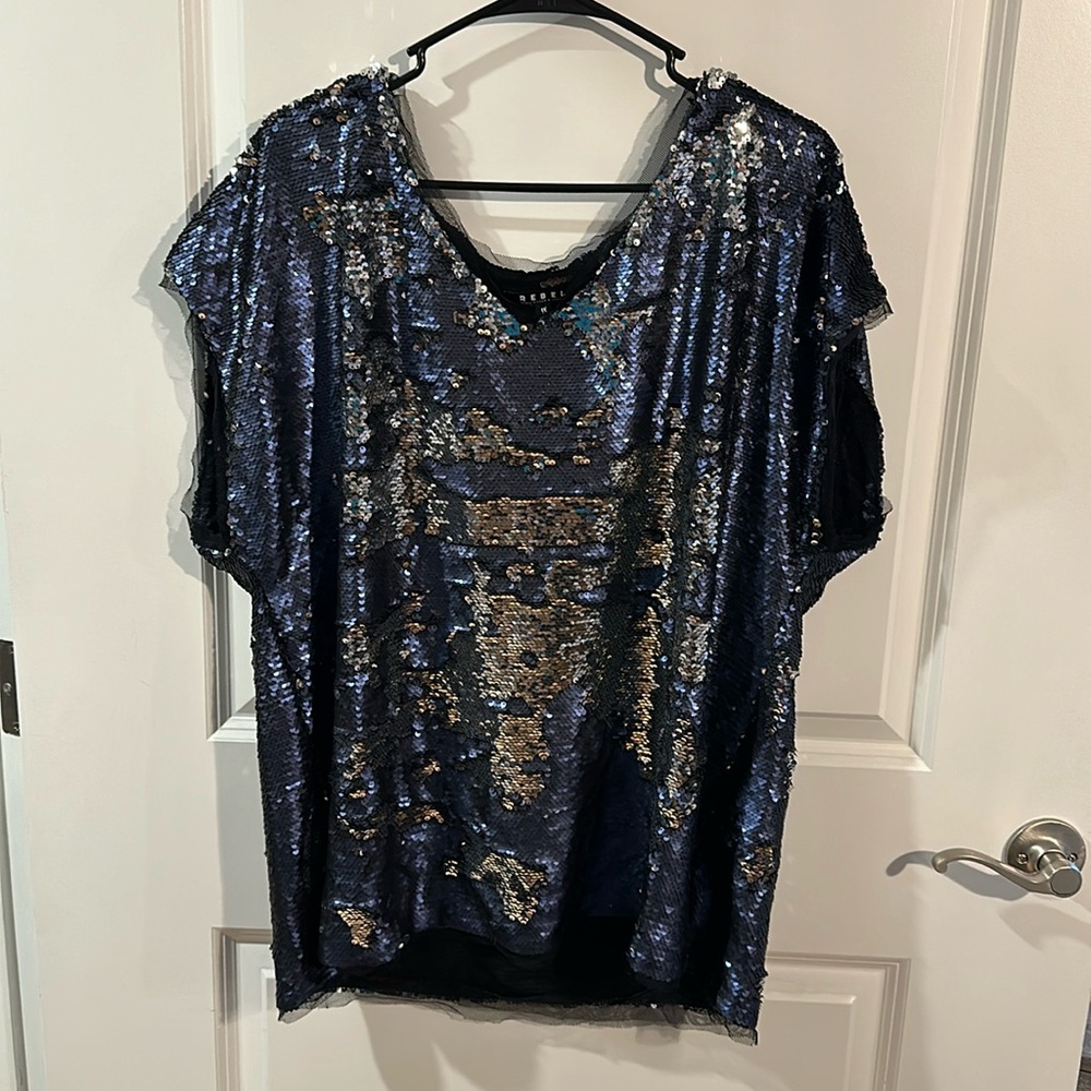Rebel Wilson X Angels Sequin Top